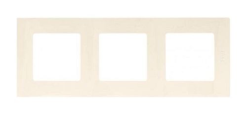 Рамка 3 поста Legrand ETIKA, слоновая кость