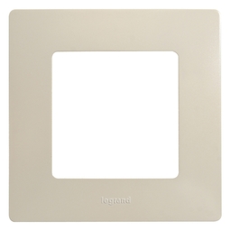 Рамка 1 пост ETIKA, слоновая кость