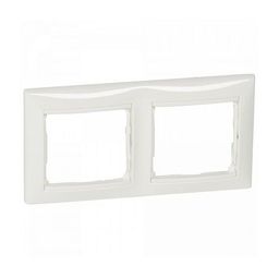 Рамка 2 поста VALENA DIY, горизонтальная, белый