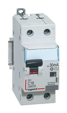 Дифавтомат DX³ 2P 16А (C) 10кА 30мА (AC)