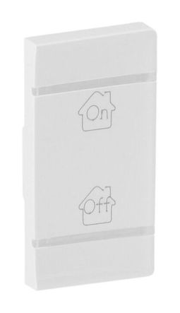 Valena Life MyHome Накладка для мех-змов BUS//SCS с симв. GEN-On-Off 1 мод., установка справа, бел.