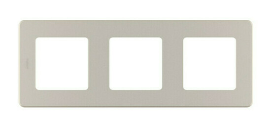 Рамка 3 поста INSPIRIA, шампань, 673958